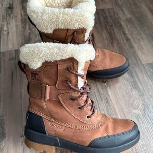 Sorel Brown Winter & Rain Boots